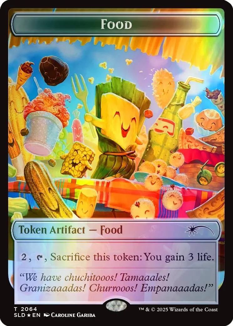 Food Token (2064) (Rainbow Foil) [Secret Lair Drop Series] 1