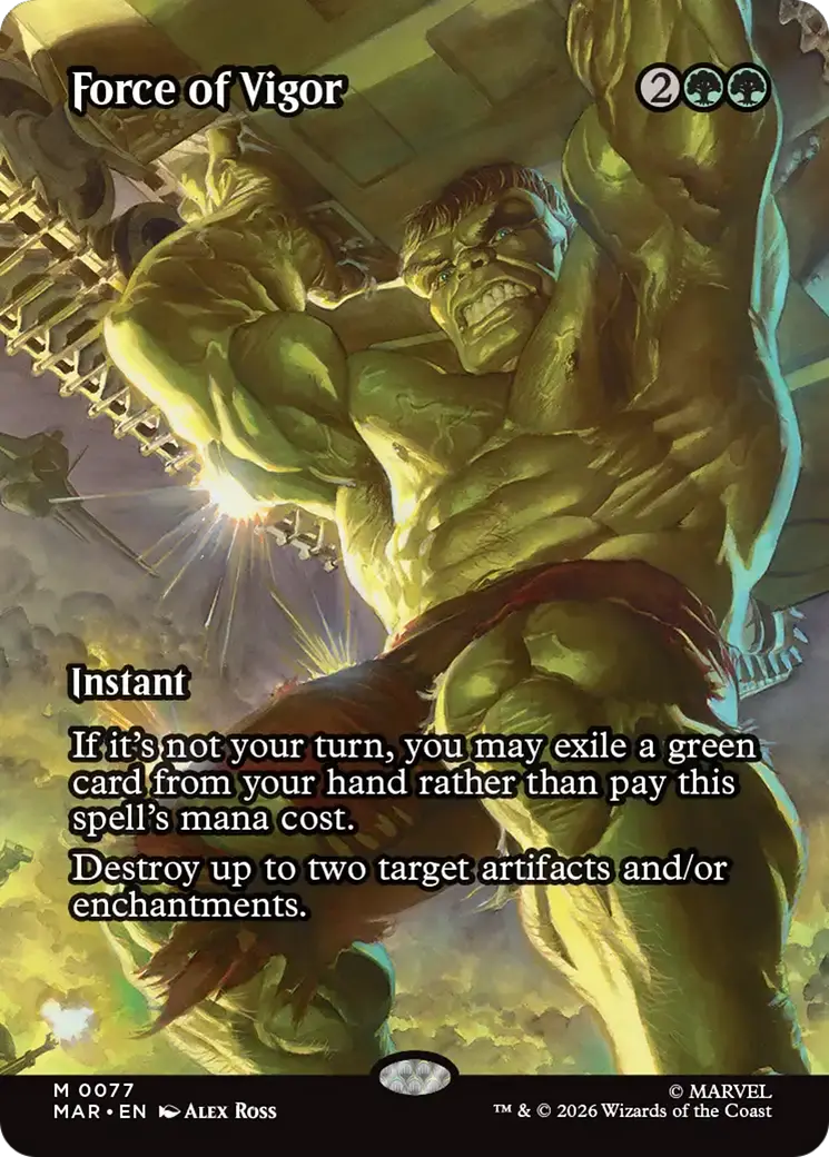 Force Of Vigor (Borderless) [Marvel Universe: Eternal-Legal] 1