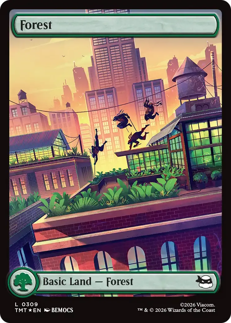 Forest (0309) (Surge Foil) [Teenage Mutant Ninja Turtles] 1