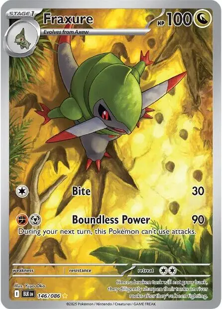 Fraxure (146/086) [Scarlet & Violet: Black Bolt] 1