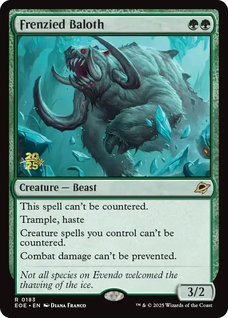 Frenzied Baloth [Edge Of Eternities Prerelease Promos] 1