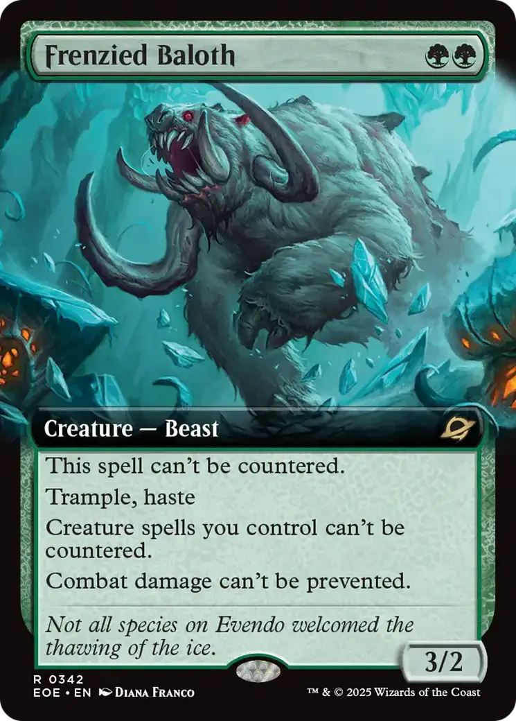 Frenzied Baloth (Extended Art) [Edge Of Eternities] 1