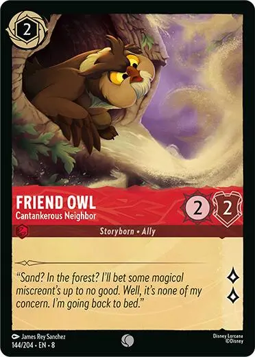 Friend Owl - Cantankerous Neighbor (144/204) [Reign Of Jafar] 1