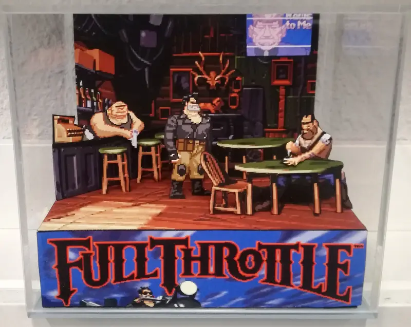Full Throttle Cubic Diorama 1