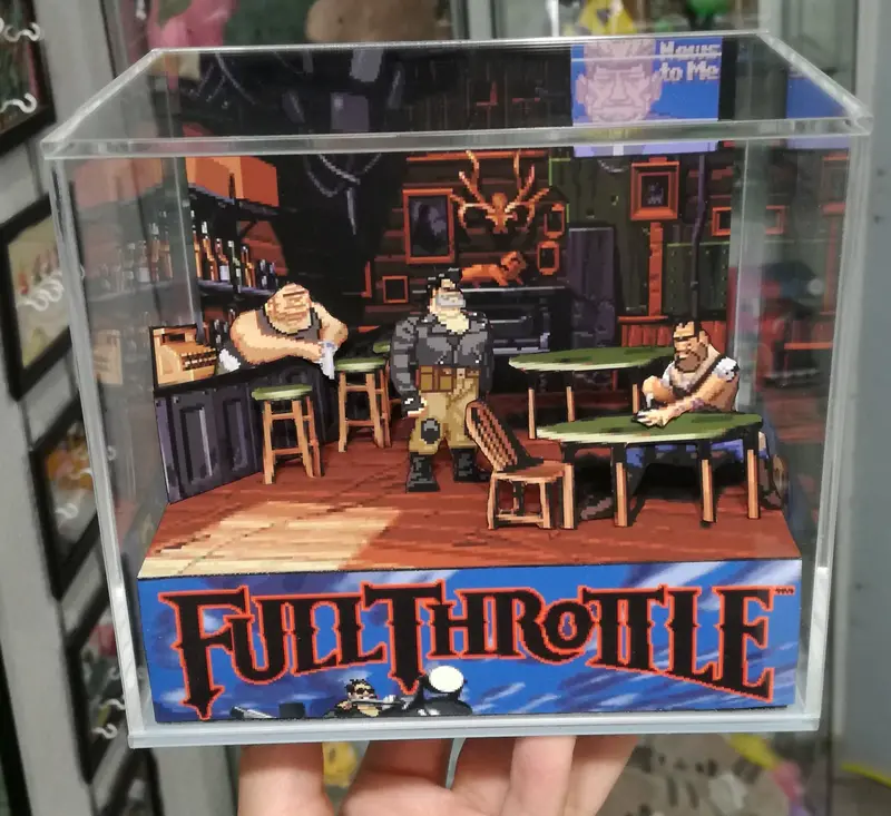 Full Throttle Cubic Diorama 2