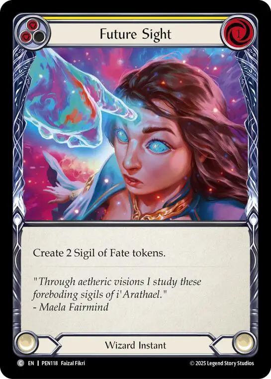 Future Sight (Yellow) (Regular) [Pen118] (Compendium Of Rathe) 1