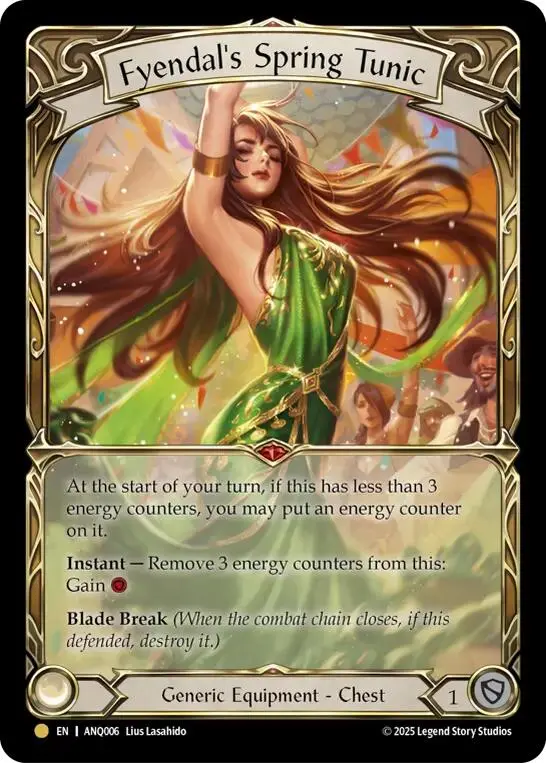 Fyendal's Spring Tunic [Anq006] (Compendium Of Rathe - Antiquity Pack)  Rainbow Foil 1