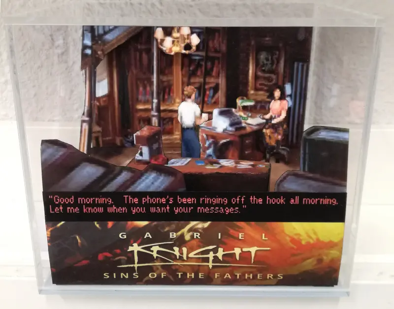 Gabriel Knight: Sins Of The Fathers Cubic Diorama 1