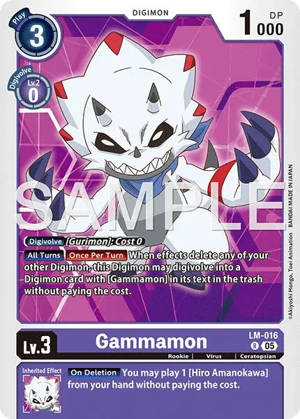 Gammamon [Lm-016] [Advanced Booster Digimon Generation] 1