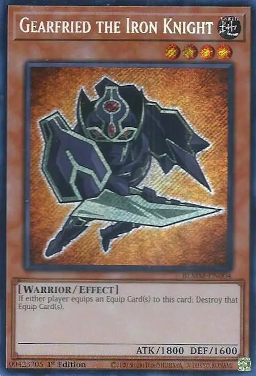 Gearfried The Iron Knight [Blmm-En004] Secret Rare 1