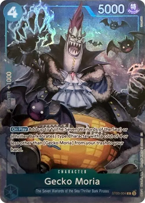 Gecko Moria (Seven Warlords Of The Sea Binder Set) [One Piece Promotion Cards] 1