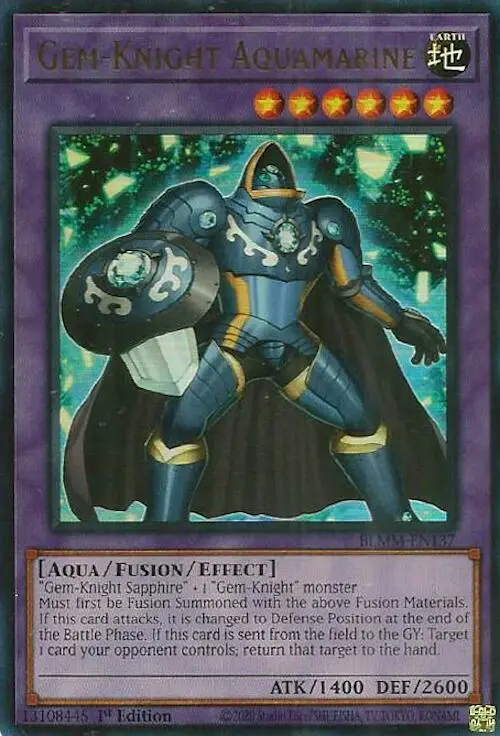 Gem-Knight Aquamarine [Blmm-En137] Ultra Rare 1