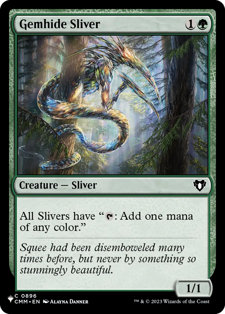 Gemhide Sliver (Cmm) [The List] 1