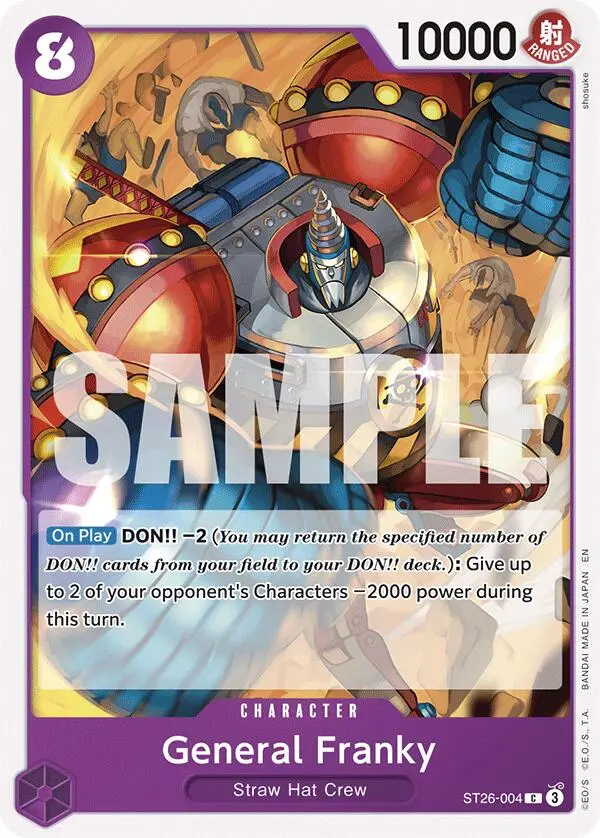 General Franky [Starter Deck: Purple/Black Monkey.D.Luffy] 1