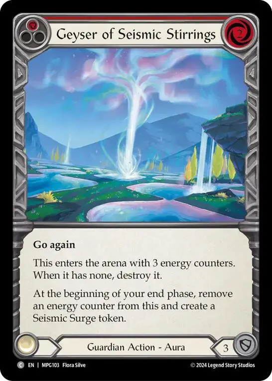 Geyser Of Seismic Stirrings (Red) [Mpg103] (Mastery Pack Guardian) 1