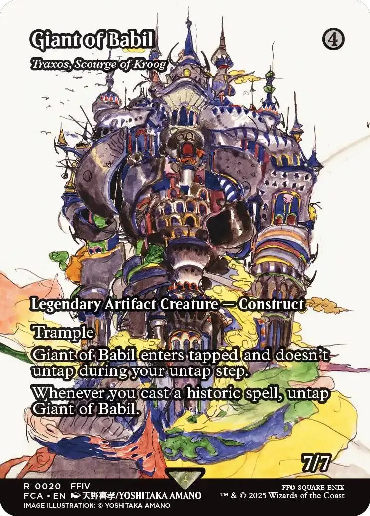 Giant Of Babil - Traxos, Scourge Of Kroog (Showcase) [Final Fantasy : Through The Ages] 1