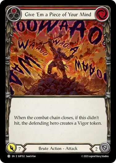 Give 'Em A Piece Of Your Mind (Red) [Sup152] (Super Slam) 1