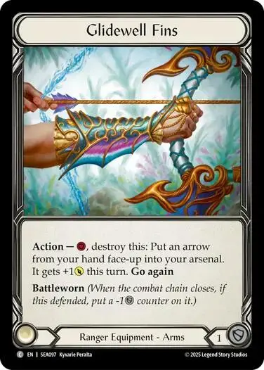 Glidewell Fins (Treasure) [Sea097] (High Seas)  Cold Foil 1