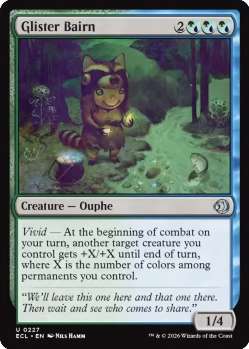 Glister Bairn [Lorwyn Eclipsed] 1