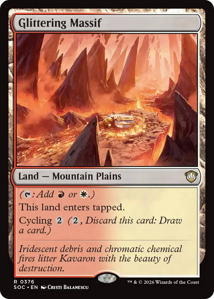 Glittering Massif [Secrets Of Strixhaven Commander] 1