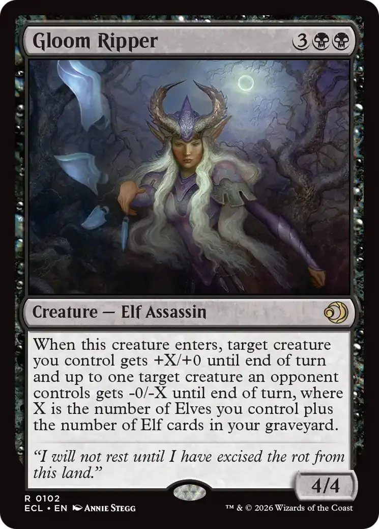 Gloom Ripper [Lorwyn Eclipsed] 1