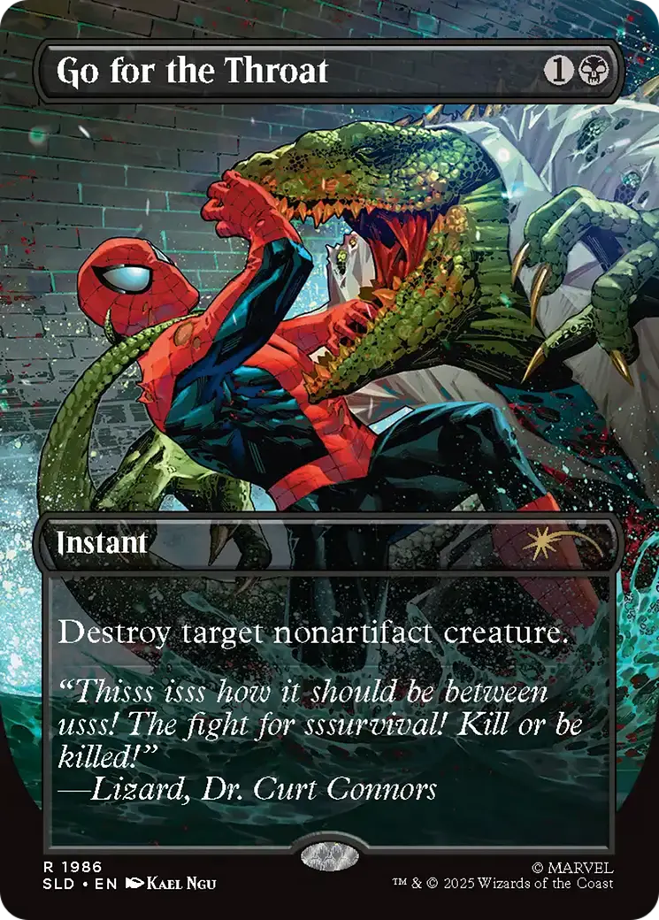Go For The Throat (Rainbow Foil) [Secret Lair Drop Series] 1