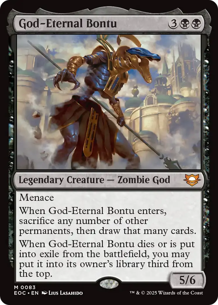 God-Eternal Bontu [Edge Of Eternities Commander] 1
