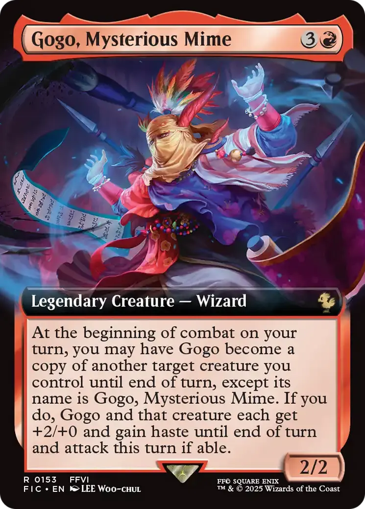 Gogo, Mysterious Mime (Extended Art) [Final Fantasy Commander] 1