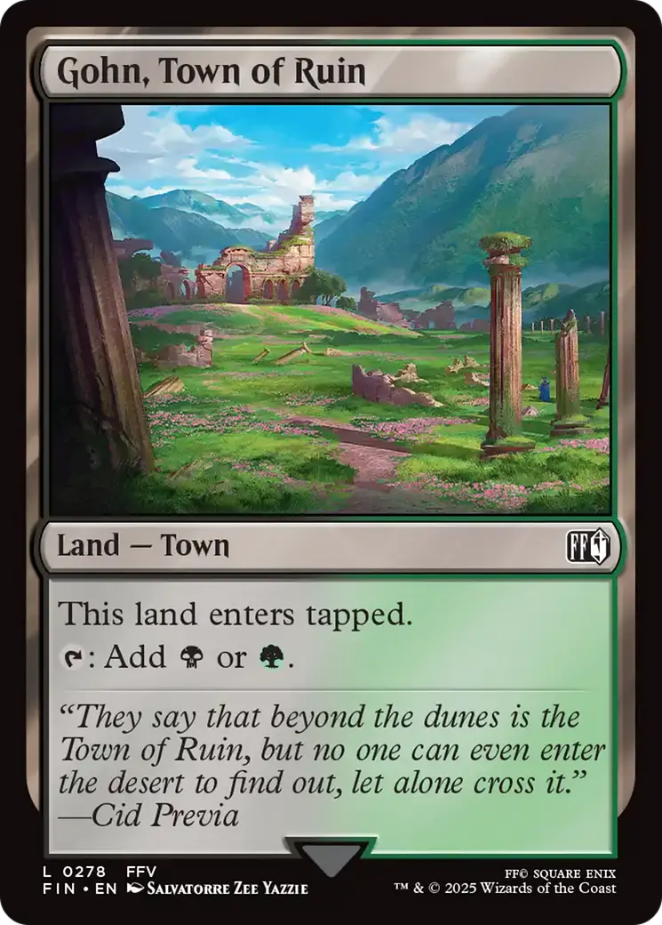 Gohn, Town Of Ruin [Final Fantasy] 1