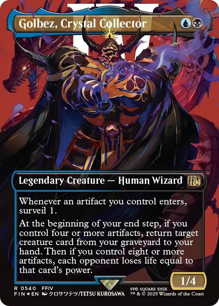 Golbez, Crystal Collector (Borderless) (Surge Foil) [Final Fantasy] 1