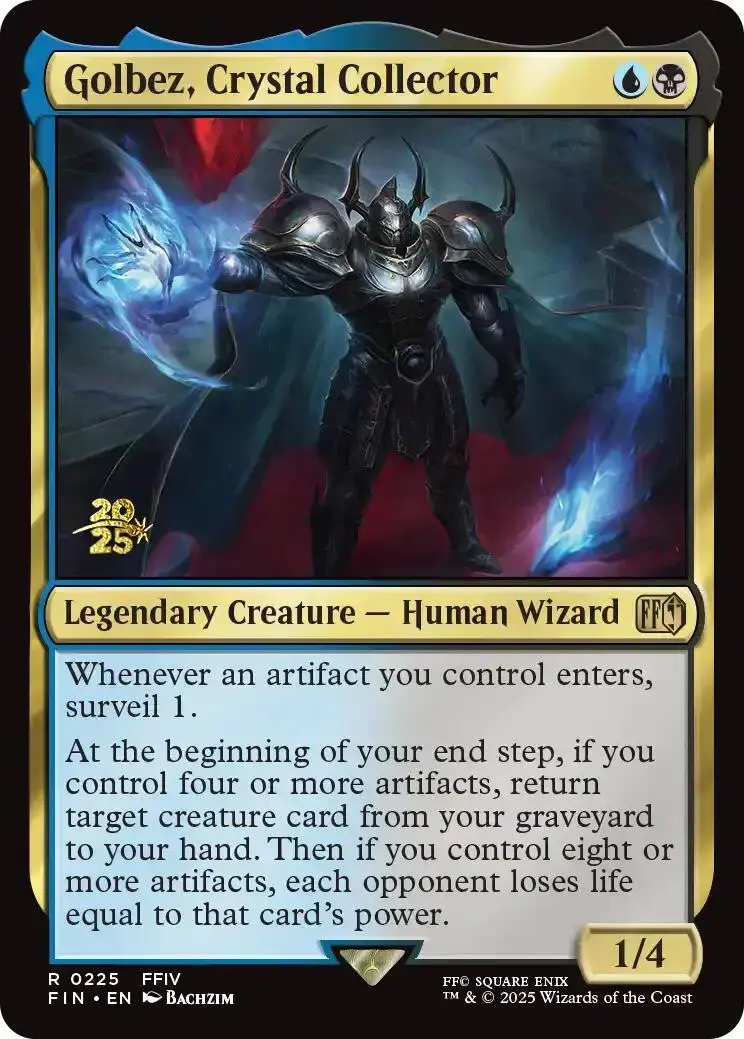 Golbez, Crystal Collector [Final Fantasy Prerelease Promo] 1