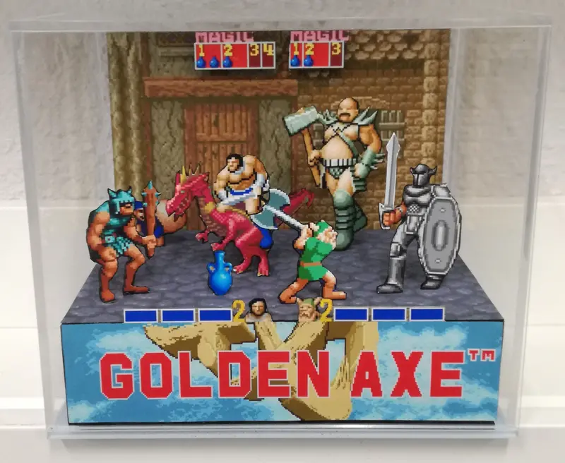 Golden Axe Cubic Diorama 1