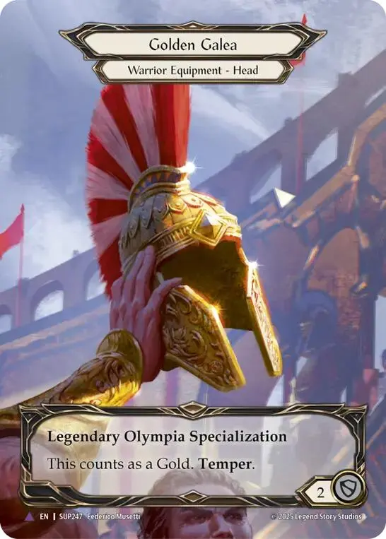 Golden Galea (Marvel) [Sup247] (Super Slam)  Cold Foil 1