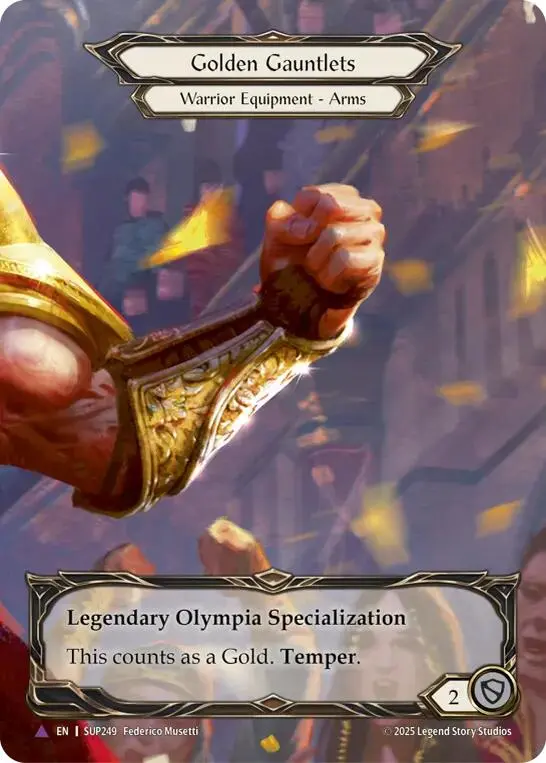 Golden Gauntlets (Marvel) [Sup249] (Super Slam)  Cold Foil 1