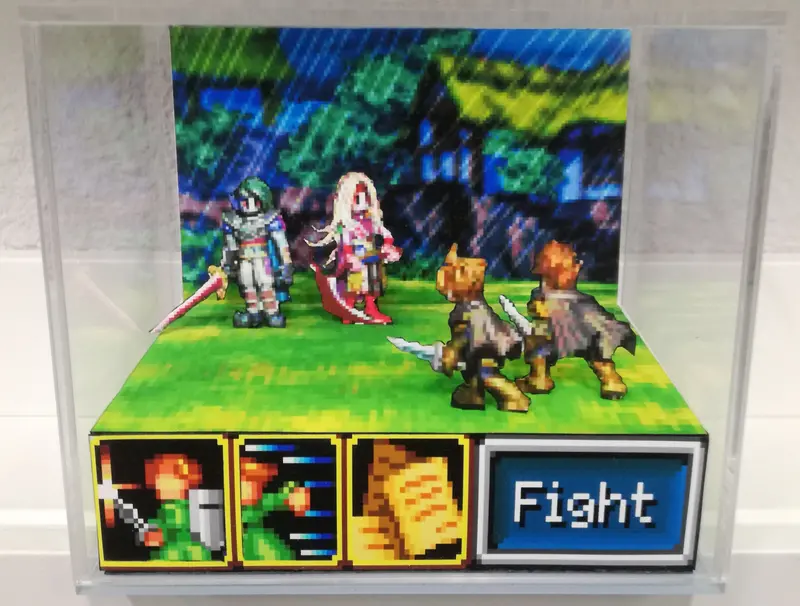 Golden Sun Beginning Cubic Diorama 1