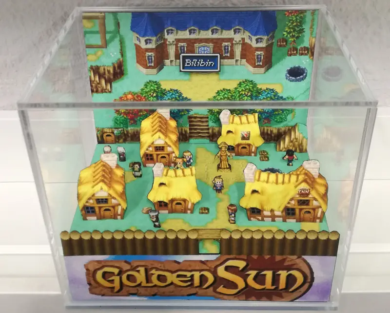 Golden Sun Bilibin Cubic Diorama 1