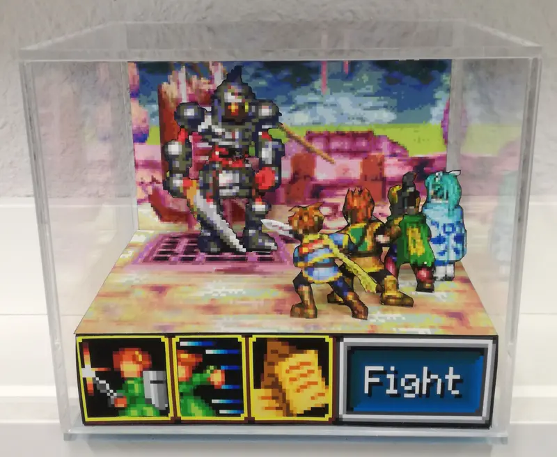 Golden Sun Deadbeard Cubic Diorama 1