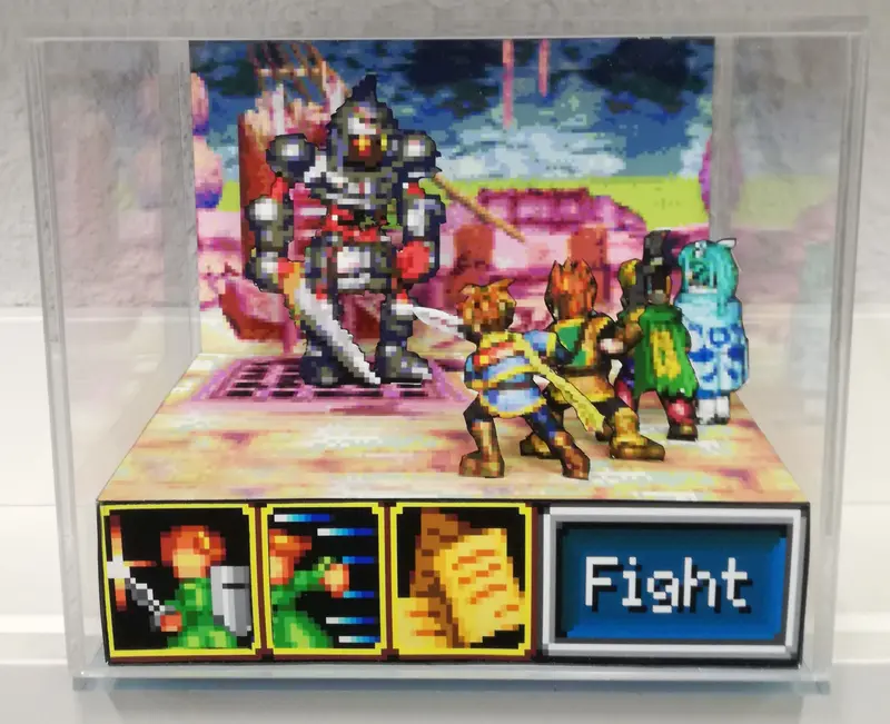 Golden Sun Deadbeard Cubic Diorama 2