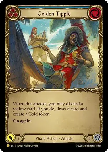 Golden Tipple (Blue) (Treasure) [Sea161] (High Seas)  Cold Foil 1