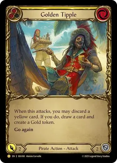 Golden Tipple (Yellow) (Treasure) [Sea160] (High Seas)  Cold Foil 1