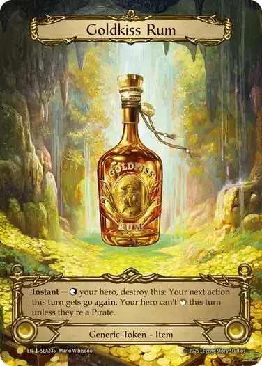 Goldkiss Rum (Treasure) [Sea245] (High Seas)  Cold Foil 1