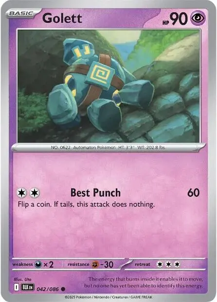 Golett (042/086) [Scarlet & Violet: Black Bolt] 1