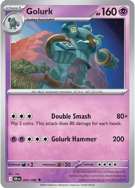 Golurk (043/086) [Scarlet & Violet: Black Bolt] 1