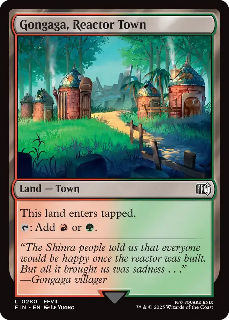 Gongaga, Reactor Town [Final Fantasy] 1