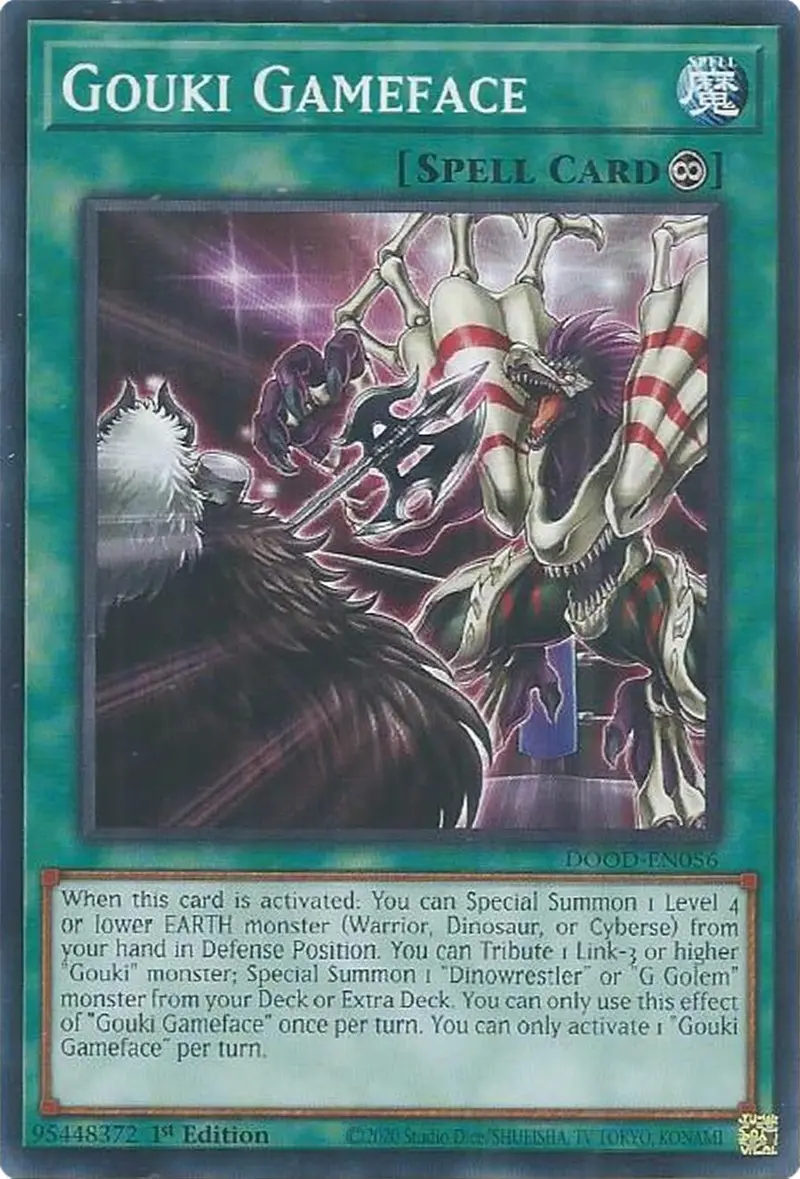 Gouki Gameface [Dood-En056] Common 1