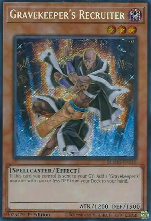Gravekeeper's Recruiter [Blmm-En110] Secret Rare 1