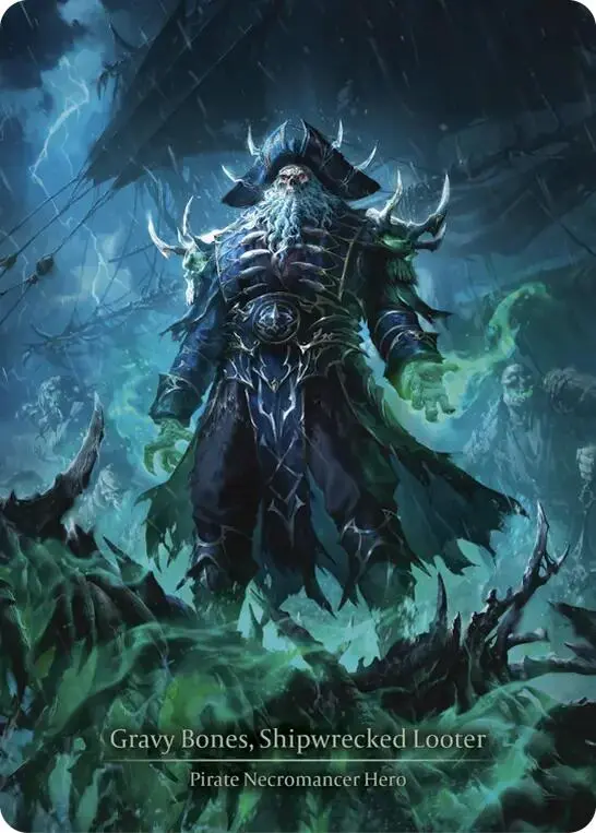 Gravy Bones, Shipwrecked Looter (Marvel) [Sea043] (High Seas)  Cold Foil 1