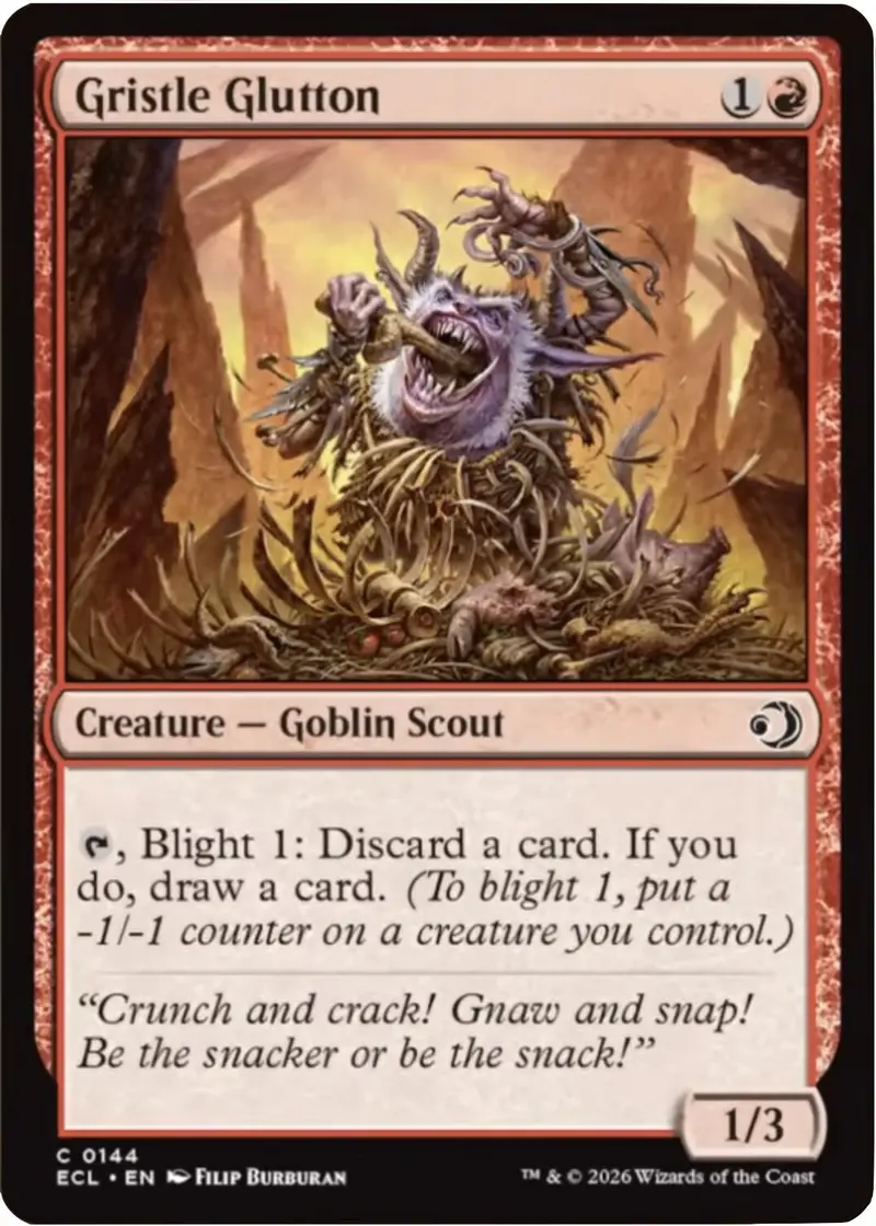 Gristle Glutton [Lorwyn Eclipsed] 1