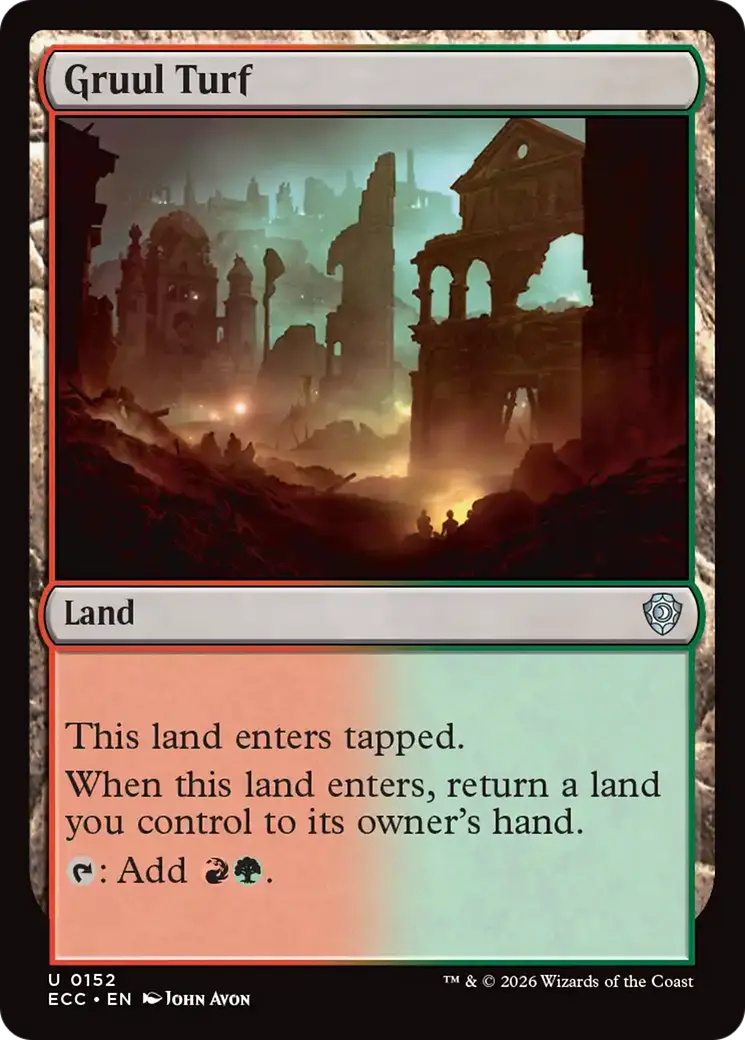 Gruul Turf [Lorwyn Eclipsed Commander] 1