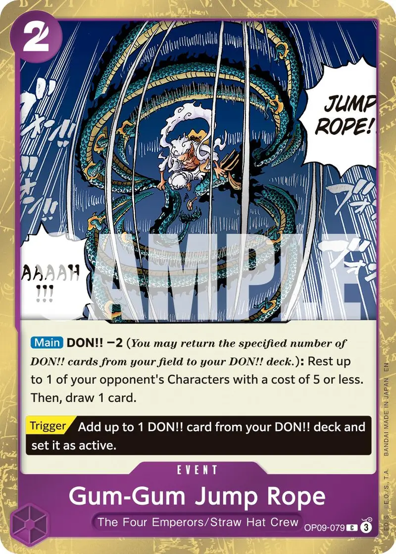 Gum-Gum Jump Rope (Pirate Foil) [Premium Booster -The Best- Vol. 2] 1